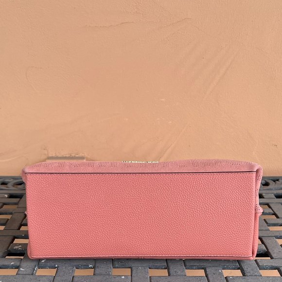 Michael Kors Joan Large Slouchy Hobo Shoulder Bag Sunset Rose Pink - Picture 4 of 10